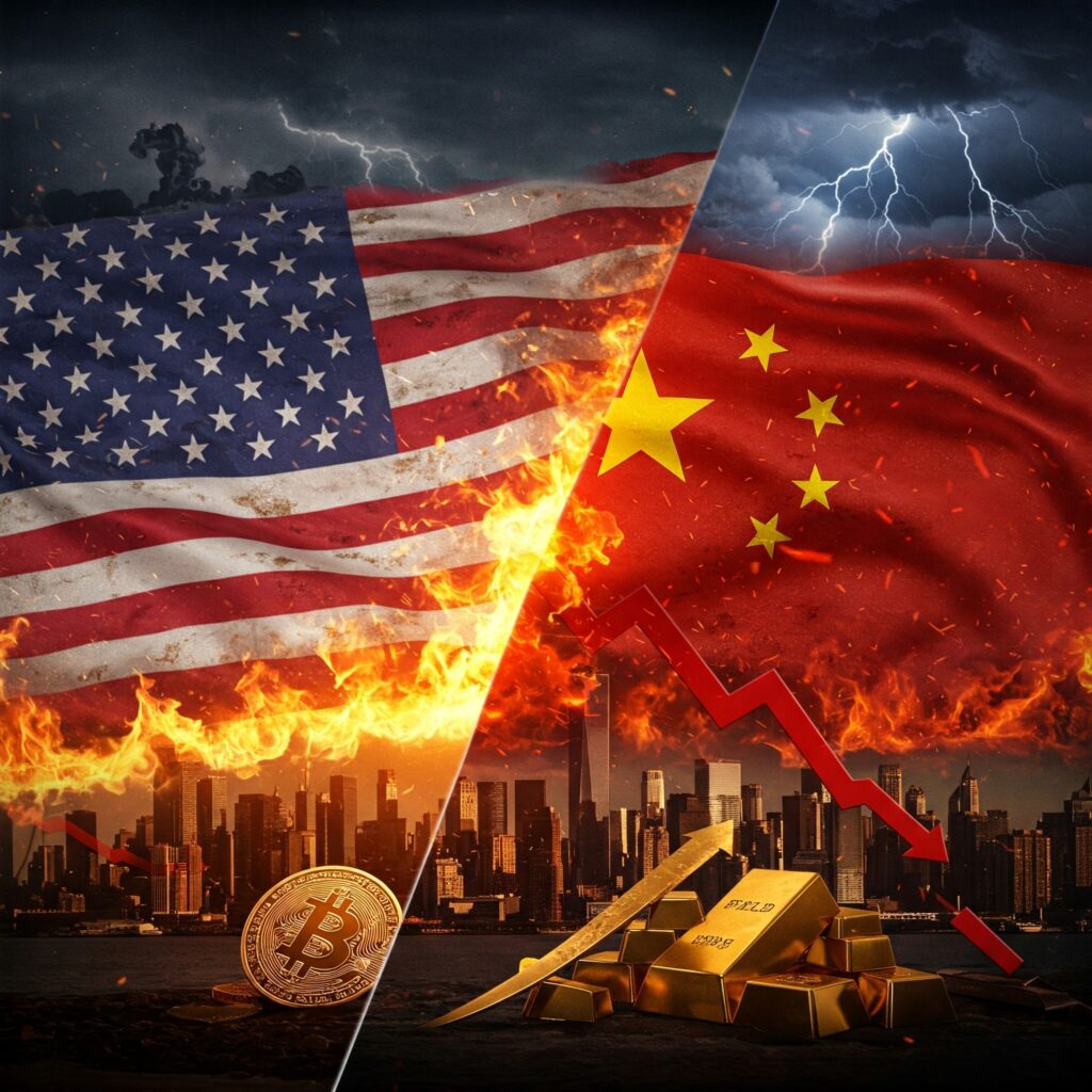 US-China Trade War Escalation: Tariffs Spark Market Volatility & Crypto Crash